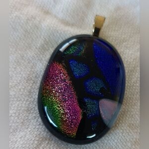 Multicolor Glass Pendant